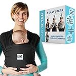 Breeze Baby K'tan Baby Carrier, 1 Easy Pre-Wrapped Baby Sling Gift | Breathable 100% Cotton Mesh | Hands Free Wrap for Infants | No Rings Or Buckles | Newborn to Toddler up to 35lb (See Size Chart)