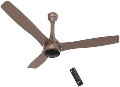 Orient Electric Newly Launched 1200 mm Aeon BLDC PRO, Anti-Dust Designer Ceiling fan with Remote & 5 yrs Warranty by Orient, Boost mode for Quick Cooling & High Air Delivery - Tangerine Brown