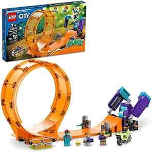 LEGO City Stuntz Smashing Chimpanzee Stunt Loop 60338 Building Toy Set for Boys, Girls, and Kids Ages 7+ (226 Pieces)