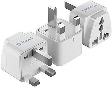 Ceptics AUS to UK, Ireland, UAE Travel Plug Adapter (Type G) - Perfect for using International Electronics in UAE - Charge your Cell Phones, Laptops, Tablets - Grounded - 3 Pack (GP-7-3PK)