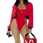 Forplay Women's Lifeguard Watch Out Bae Fancy Dress Costume Medium/Large