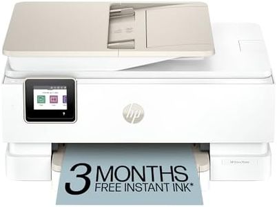 HP Envy Photo 7975 Wireless Color Inkjet Photo Printer, Print, scan, Copy, Easy Setup, Mobile Printing, Best-for-Home, 3 Month Instant Ink Trial Included, AI-Enabled (B63K3A)