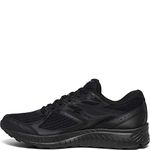 Saucony Women's Cohesion 13 Running Shoe, Black, 6 M US