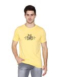 T-shirt Truck Graphic Printed T-Shirt for Men| Best Dad T-shirts for Dad| Tshirts for Father |Round Neck T Shirt | Daddy Tshirts Yellow