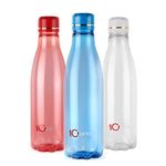 Cello Ozone Premium Edition Safe Plastic Water Bottle, 1 Litre, Set of 3, Assorted