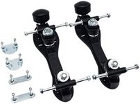 Ctwezoikmt Four-Wheel Two-Row Roller Skate Bracket Skateboard Base Bottom Plate Skate Base Bottom Plate Black