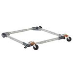 Adjustable Universal Mobile Base Bora Portamate PM-1000. Move Your Heavy Tools and Equipment Around Your Shop with Ease and Stability, Black