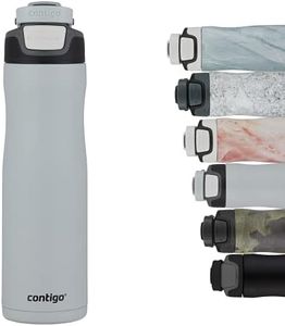Contigo Gourde Autoseal Chill Macaroon, bouteille d'eau en acier inoxydable avec technologie Autoseal, la bouteille isolée garde les boissons froides jusqu'à 28 heures, sans BPA, 720 ml