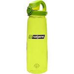 Nalgene Sustain Tritan BPA-Free On The Fly Water Bottle Made with Material Derived from 50% Plastic Waste, 24 OZ, Spring Green with Iguana