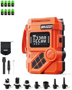 BAVIZZN Rechargeable Paddle Board Pump, 22PSI Dual Stage Electric SUP Pump