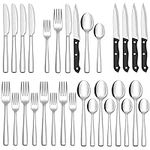 Hiware 24-Piece Silverware Set with