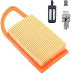 FitBest Air Filter Spark Plug Fuel Filter for Stihl BR500 BR550 BR600 BR700 Backpack Blower 4282 141 0300 4282 141 0300B