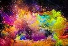 Leyiyi 9x6ft Abstract Nebula Backdrop Colorful Outer Space Cloudscape Universe Planet Moon Earth Bokeh Halo Photo Backgroud Room Decor Kids Birthday Adult Portrait Shoot Studio Vinyl Prop Wallpaper