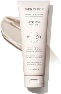 MDSolarSciences Mineral Creme SPF 50 - UV Resistant, Hydrating Mineral Cream - Daily Use Sun Defense and Skin-Boosting, Vitamin-Infused, Reef-Safe Formula - Vegan, Oil Free and Unscented - 100 ml
