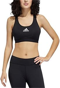 adidas Women's Don't Rest Alphaskin Padded Bra, Black, Medium