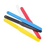 CORHAD 5pcs Silk Screen Oiling Knife Painting Mixer Scraper Rubber Spatula Oil Painting Scrapers Flex Tools Blender Spatula Cake Scraper Painting Spatula Oil Painting Mixing Spatula Major