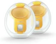 Medela Hands-Free Collection Cups, Compatible with Freestyle Flex, Pump in Style with MaxFlow, and Swing Maxi Electric Breast Pumps, 1 Set of 2 Cups