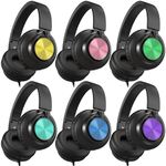 AILIHEN Headphones Wired 6 Pack for