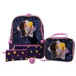 AI ACCESSORY INNOVATIONS Girls & Boys Toddler Pre-school 4 Piece Backpack Set, Kids 16 inch, Wish, Large, Backpack Set