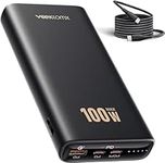 VEEKTOMX 100W Laptop Power Bank 20000mAh [Upgraded Version], USB C Super Fast Charging Portable Charger, Large Capacity Battery Pack - Compatible with Steam Deck, MacBook, iPhone, Samsung, and More