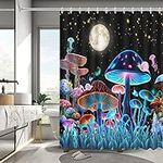 MEHOFOND Mushroom Shower Curtain 72