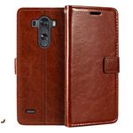 LG G3 D855 D850 D851 D852 Wallet Case, Premium PU Leather Magnetic Flip Case Cover with Card Holder and Kickstand for LG G3 D855 D850 D851 D852