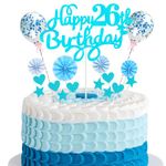 Cake Decoration 26th Birthday Decoration Cake Topper 26th Cake Decoration 26th Birthday Man Happy Birthday 26 Cake Decoration 26th Man Woman Cake Decoration 26th Birthday Man Blue Cake Decoration 26th