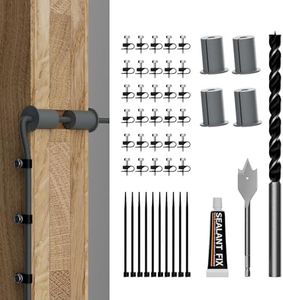 Starlink Gen 3 Mount Kit Pivot Roof Mount for Starlink Gen 3 + Starlink Cable Routing Kit Starlink Cable Grommets
