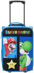 Super Mario Bros Mario & Yoshi Blue 18in Pilot Case