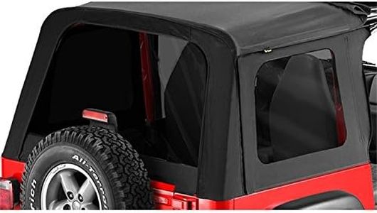 Bestop 58698-15 Black Denim Tinted Window Kit for Bestop Sunrider, 76-95 CJ7 and Wrangler YJ