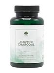 Activated Charcoal Capsules | 1,350mg per 3 Capsule dose | 90 Vegan Capsules | G&G Vitamins, Green