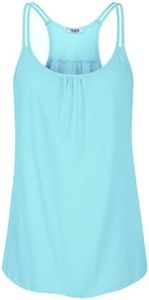 Hibelle Green Tank Top Women Womens Scoop Neck Cute Racerback Yoga Workout Tank Top (Mint Green,Medium)
