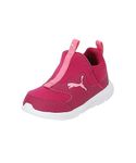 Puma Unisex-Baby Fun Racer Slip On Inf Pinktastic-Strawberry Burst Sneaker - 3 UK (19366720)