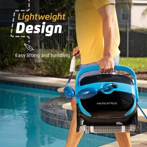 Dolphin Nautilus CC Plus Robotic Pool Vacuum – Wall Climbing, Smart Navigation, for In-Ground Pools up to 50ft