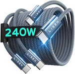 LISEN 240W USB C to USB C Cable 2 P