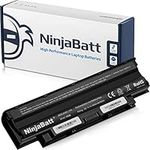 NinjaBatt Battery for Dell J1KND 04YRJH Inspiron N5110 N5010 N5050 3520 15R N5030 N5040 17R N4010 N7010 N7110 M5030 M5040 N4110 Vostro 3550 3750 1540 3450 - High Performance [6 Cells/4400mAh]