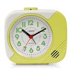 Ajanta Orpat Time Piece Beep Alarm Clock (Small_130X120X60 mm) (L. Yellow) (Yellow)