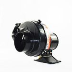 SEAFLO in Line Bilge Air Blower 130CFM Boat Black Ventilation Marine 12V 2.5AMP