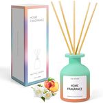 Reed Diffuser, Aromatherapy Diffuser 100ml, Lasting Home Indoor Fragrance - with 6 Rattan Reeds, Winds in Summer