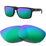 HiCycle2 Polarized Replacement Lenses for Oakley Holbrook Sunglass-Multi Options (Green)