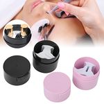 Eyelash Extension Glue Storage Box,Eyelash Extension Glue Container Lash Glue Vacuum Seal Jar Portable Sealed Tank Lash Container Faux Eyelashes Glue Storage Case for Women Grafting Eyelash(Pink)