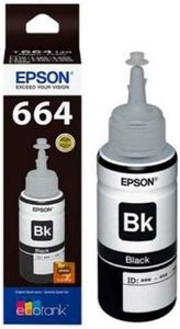 Epson 664 BK Ink Bottle (Black) - 70 ml