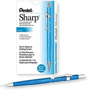 Pentel Sharp Automatic Pencil, 0.7mm Lead Size, Blue Barrel, Box of 12 (P207C)