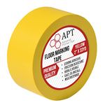 APT, PVC Marking Tape, Premium Vinyl Safety Marking and Dance Floor Splicing Tape, 6 mil Thick,51mmx30M, Mulit-Color (Yellow, 1 Roll)