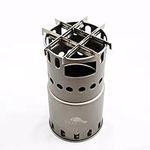 TOAKS Titanium Backpacking Wood Burning Stove (STV-11 with Bars)