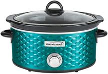 Brentwood SC-140BL Slow Cooker, 4.5 quart, Blue