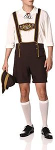 Fun World InCharacter Costumes Men's Bavarian Guy Costume, Brown/Tan, Medium