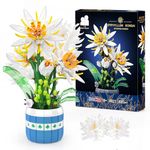 EDUCIRO Epiphyllum Flower Bouquet Building Set - Office & Home Decor Gift for Adults, Flower Botanical Bonsai Building Toys for Kids, Great Gift for Birthday and Anniversary for Her and Him - 835PCS