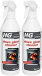 Pack of 2 x Hg Stove Glass Cleaner 