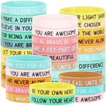 JUNEBRUSHS 64pcs Motivational Silic